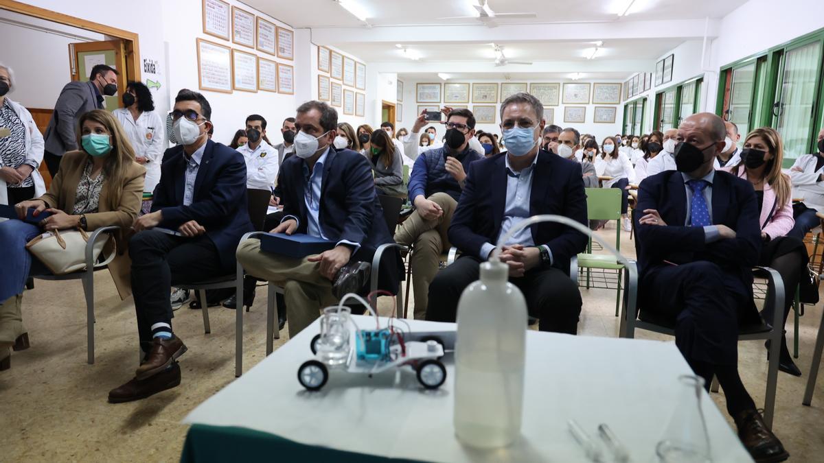 Acto de presentación del proyecto en el IES Vicent Castell i Domènech de Castelló