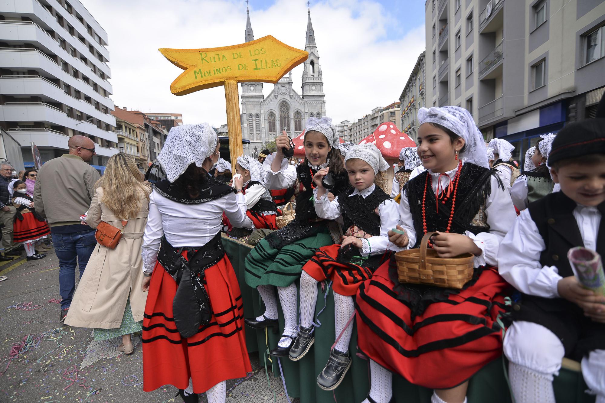 Inicio de las fiestas del Bollo de Avilés