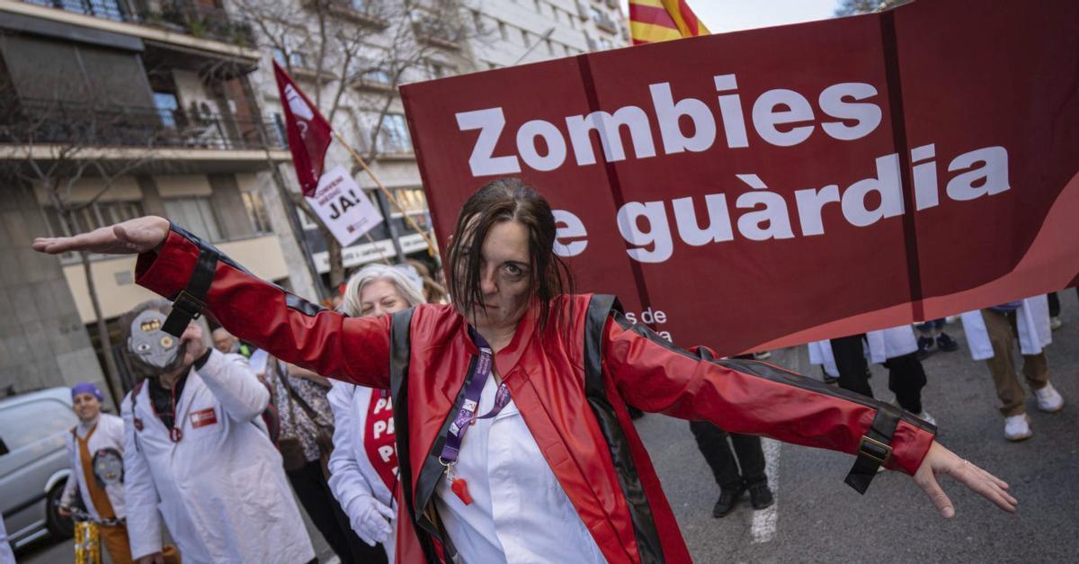 La vaga de metges tanca amb un seguiment desigual