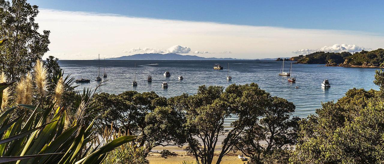 La paradisiaca Waiheke, a media hora en ferry de Auckland.  |