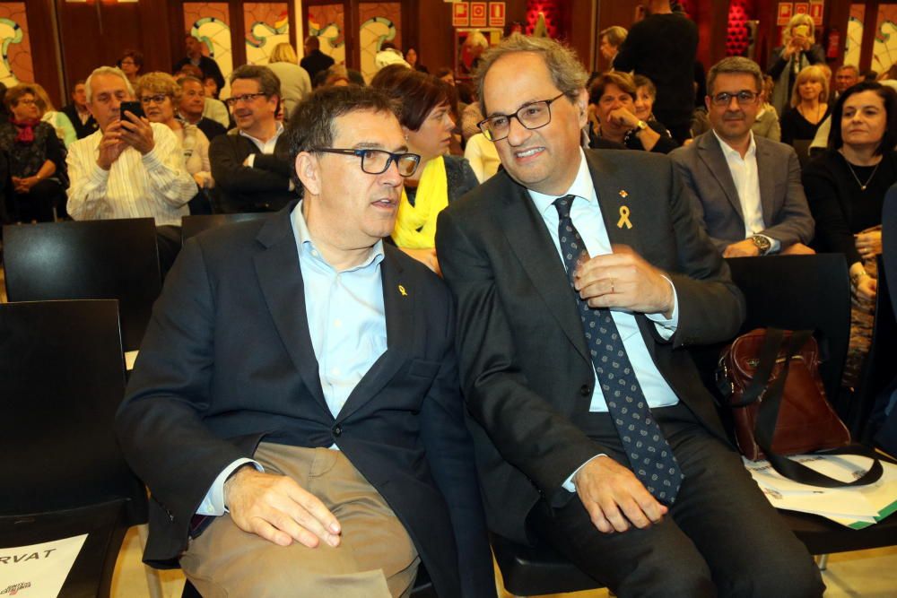 Acte de campanya de JxCat amb Torra i Cuevillas a Lloret de Mar