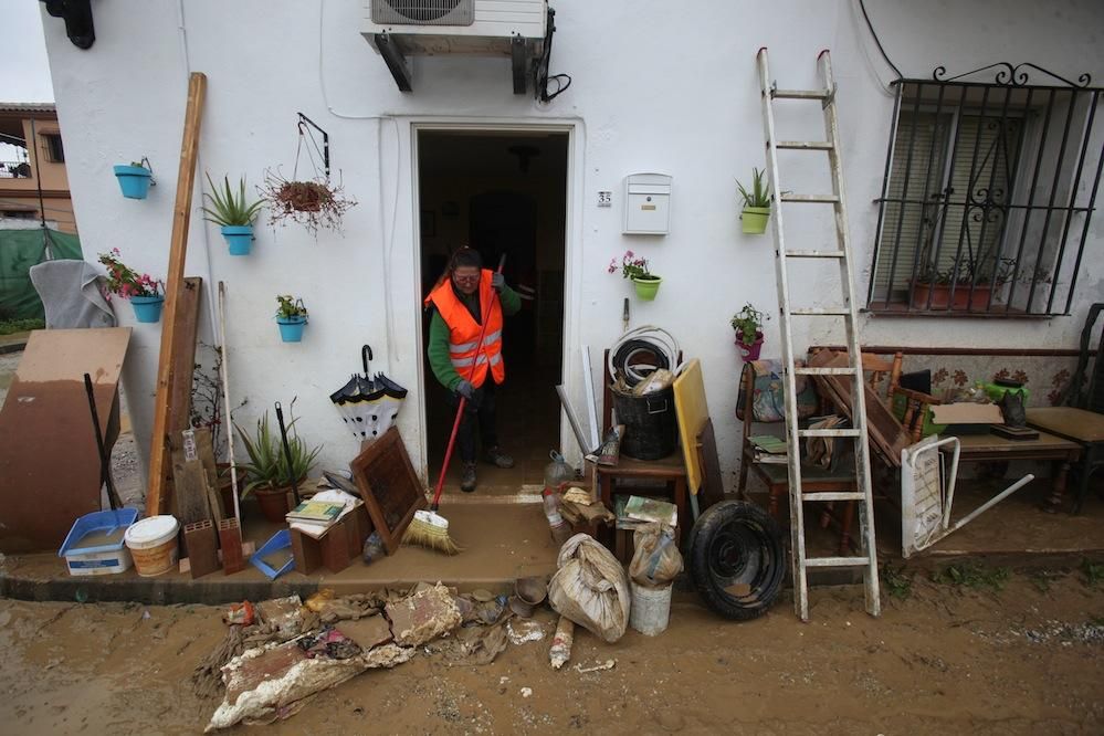 Cártama trata de volver a la normalidad tras el temporal