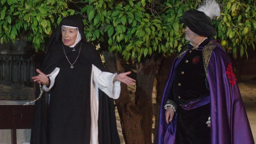 Representación teatral 'Estampas del Tenorio' en el Cementerio Inglés