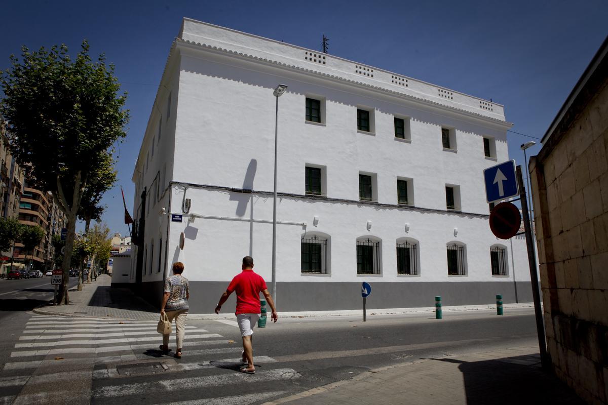 Cuartel de la Guardia Civil de Alcoy después de los arreglo.