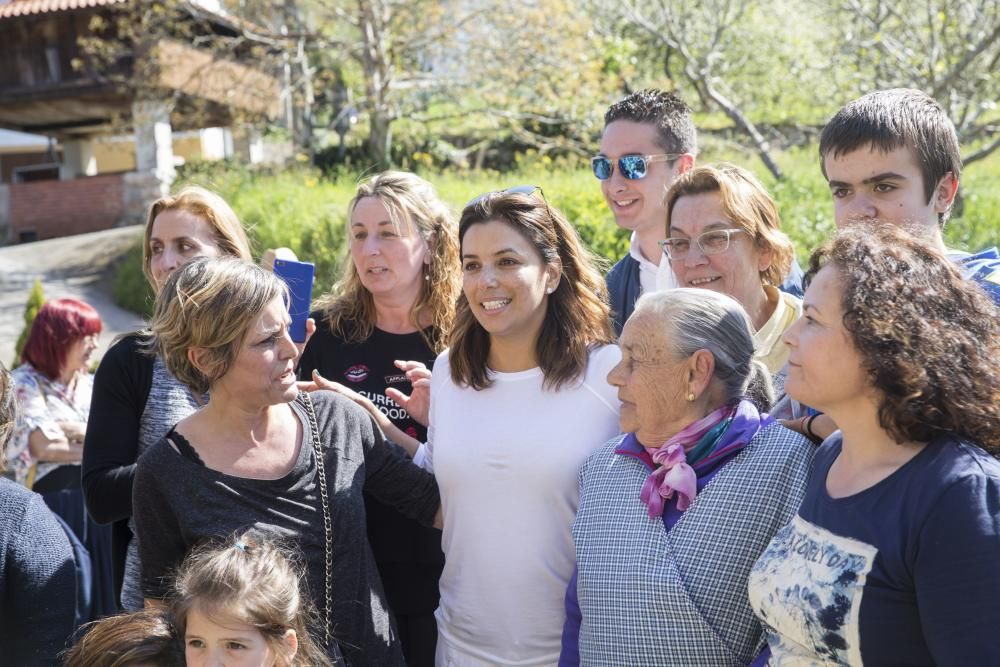 Eva Longoria visita su edén asturiano