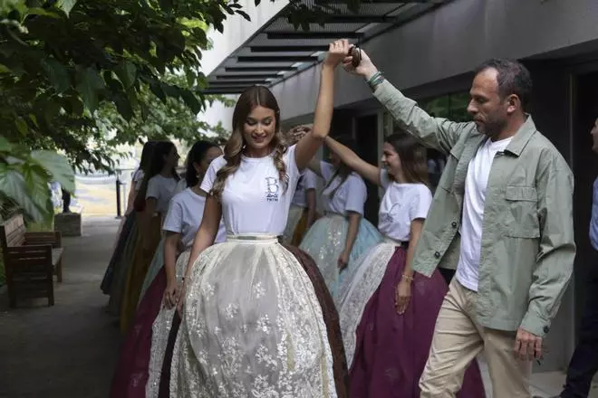 Así ha sido el ensayo de la "dansà" de Berta y la corte mayor
