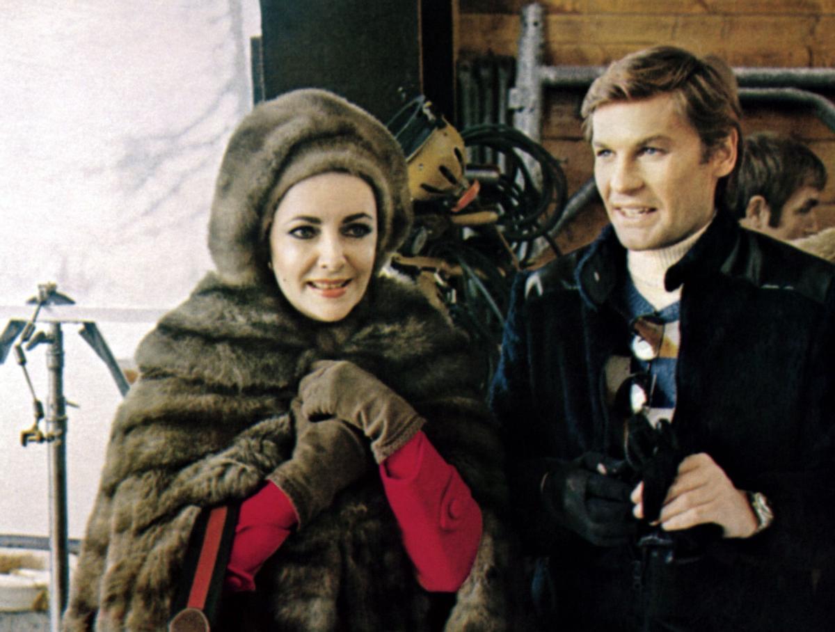 Helmut Berger en 'Miércoles de ceniza', con Elizabeth Taylor (1973)