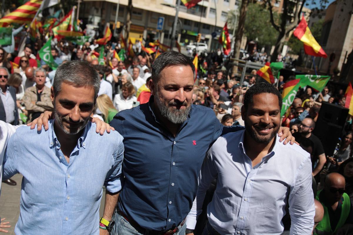 Gonzalo de Oro, Santiago Abascal y Ignacio Garriga