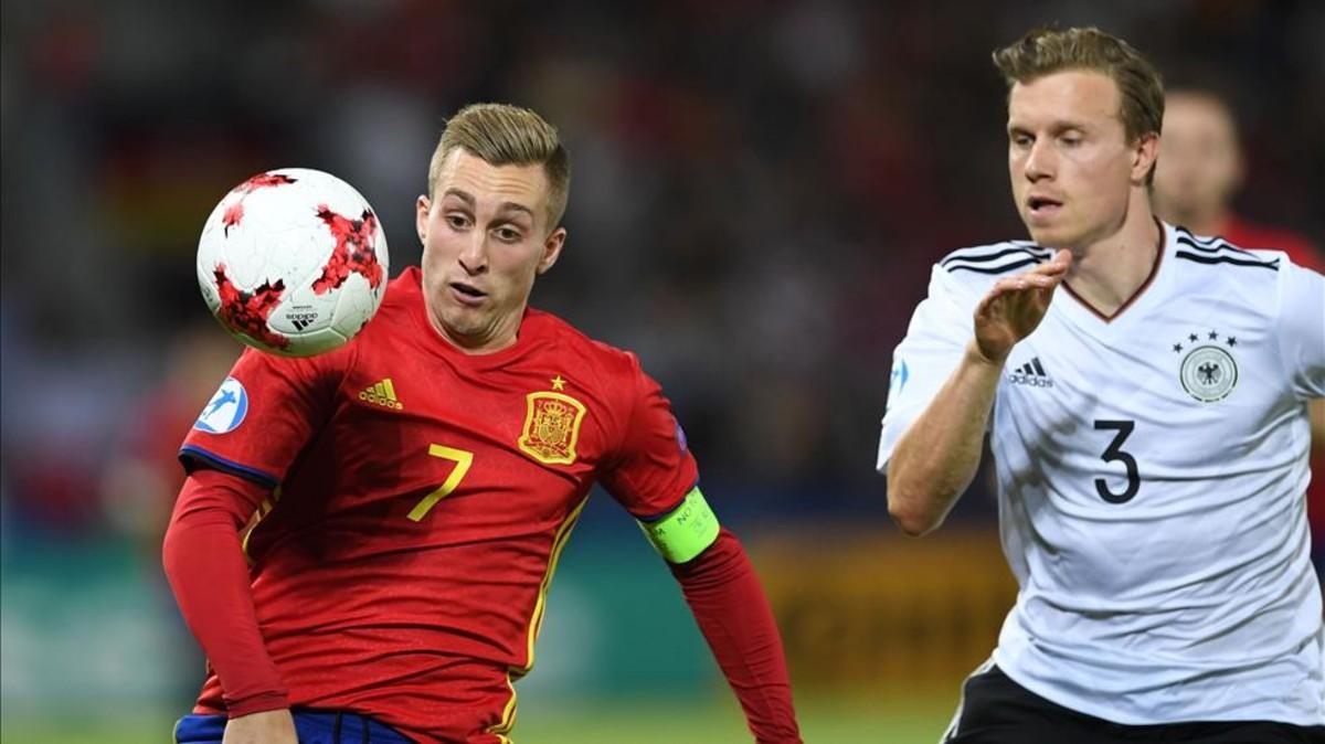 Deulofeu, durante la final