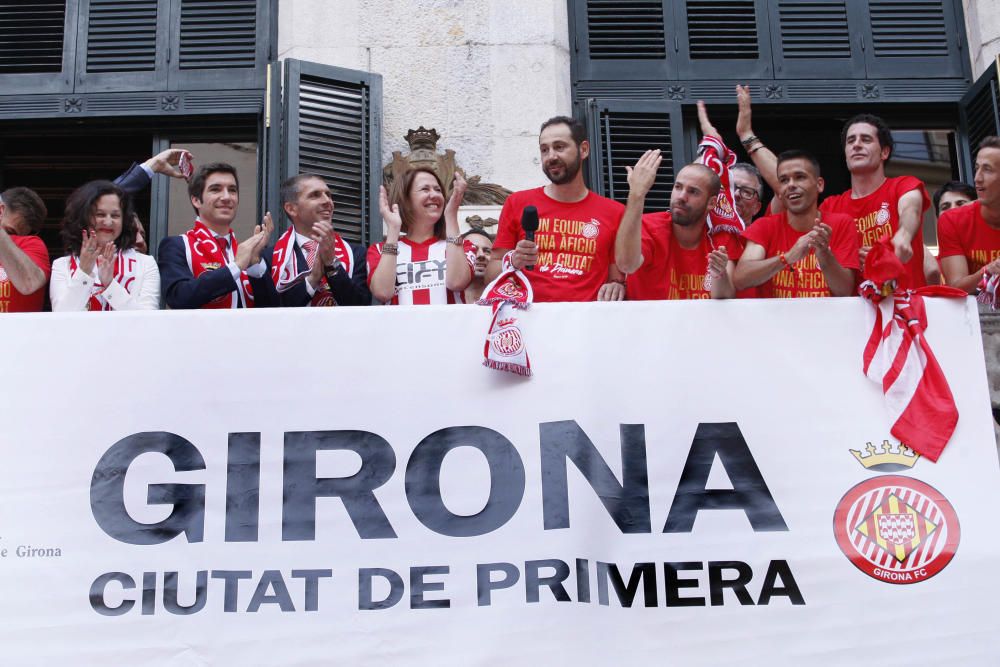 Rua de celebració de l'ascens del Girona