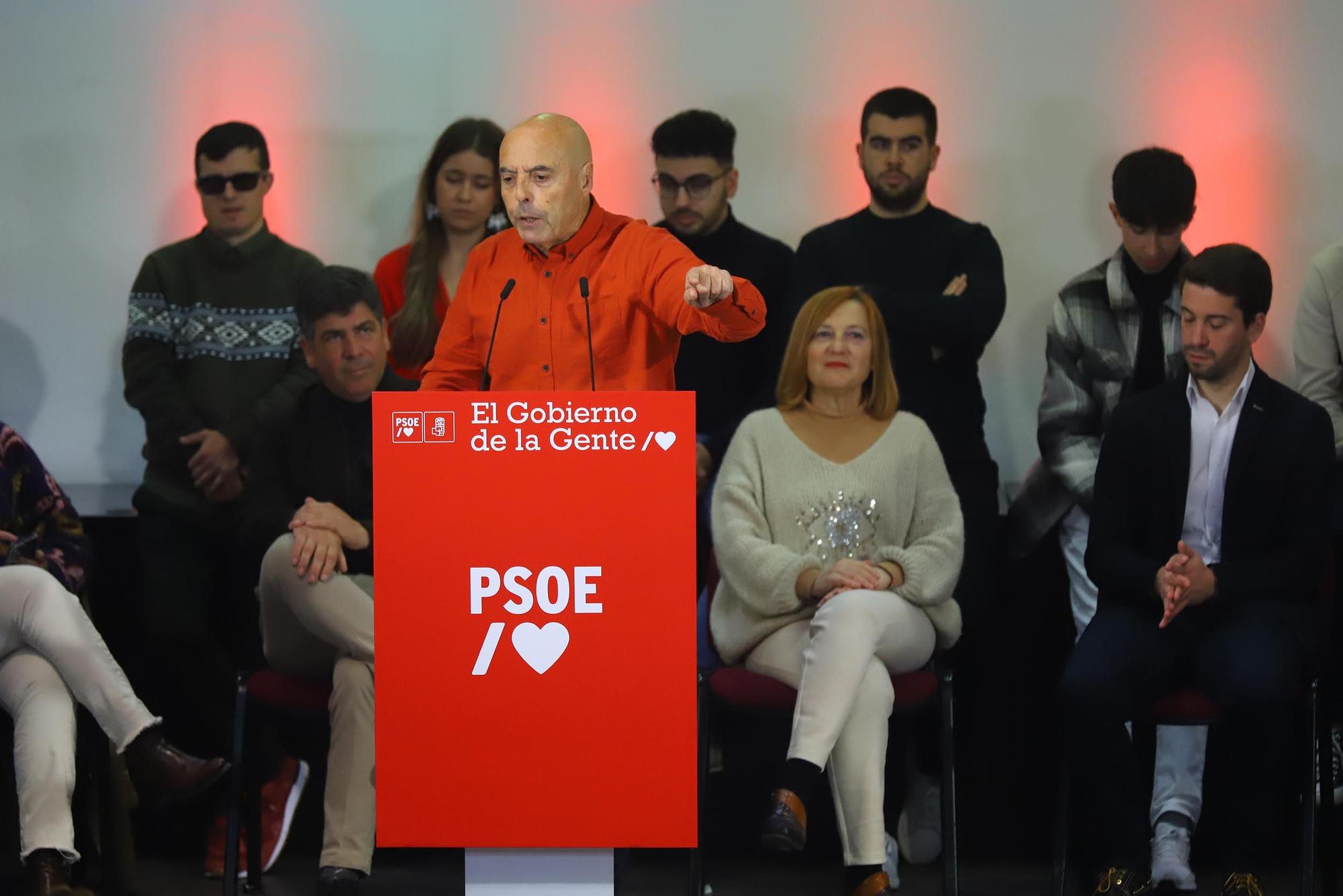 Presentación de Antonio Hurtado como candidato del PSOE a la alcaldía de Córdoba