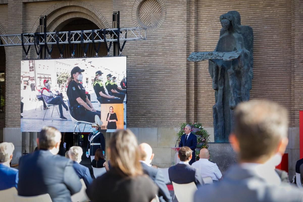 Acto de homenaje a las víctimas de la Covid-19