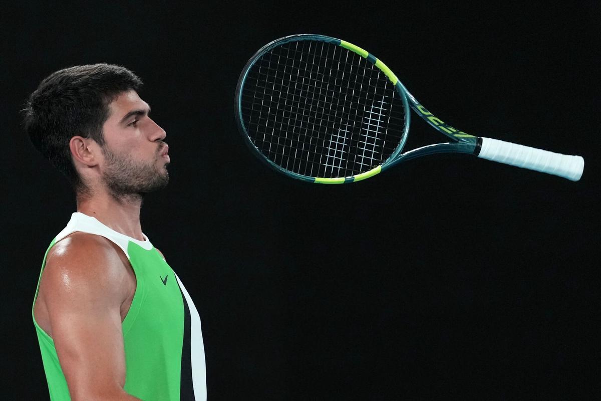 Open de Australia: Carlos Alcaraz - Alex de Miñaur, en imágenes.