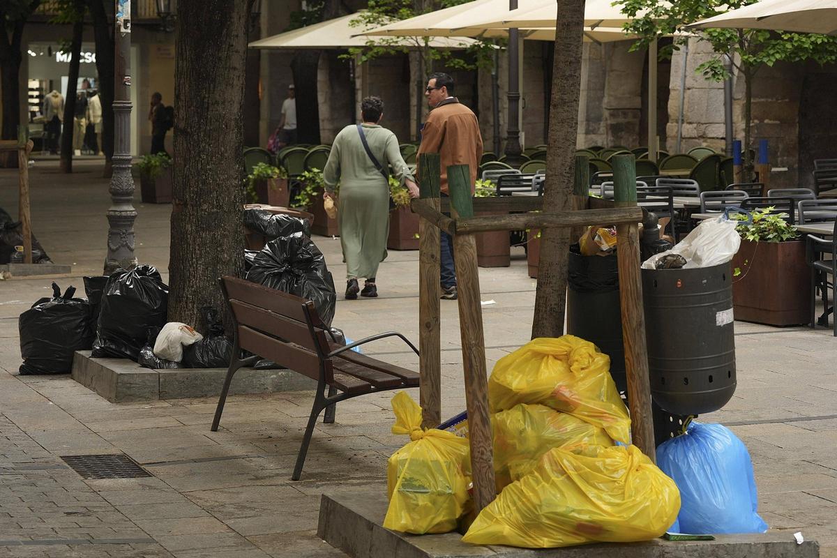 Les imatges dels efectes de la vaga d'escombriaires a la ciutat de Girona