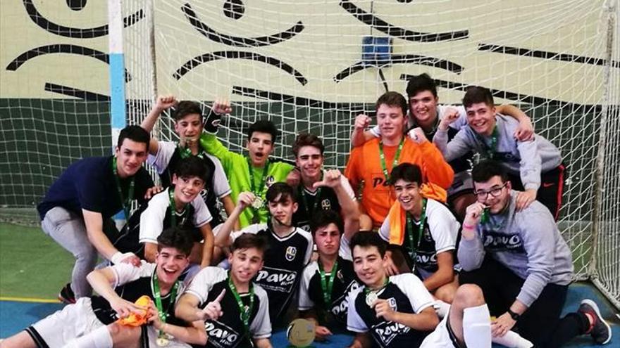 El vía de la plata cadete, campeón extremeño de fútbol sala