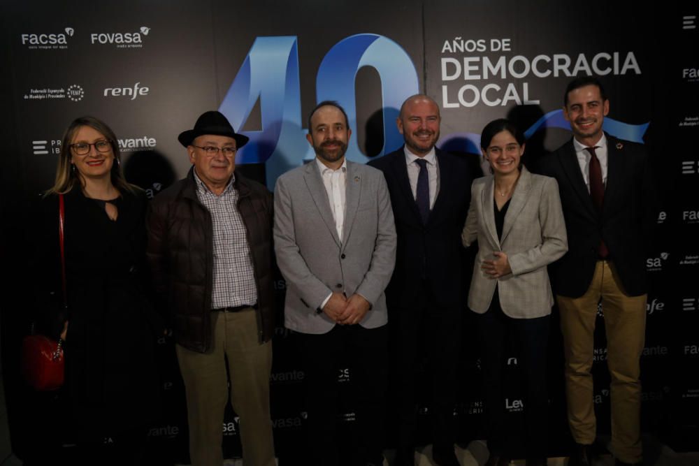 Gala de los 40 años de democracia local en Levante-EMV