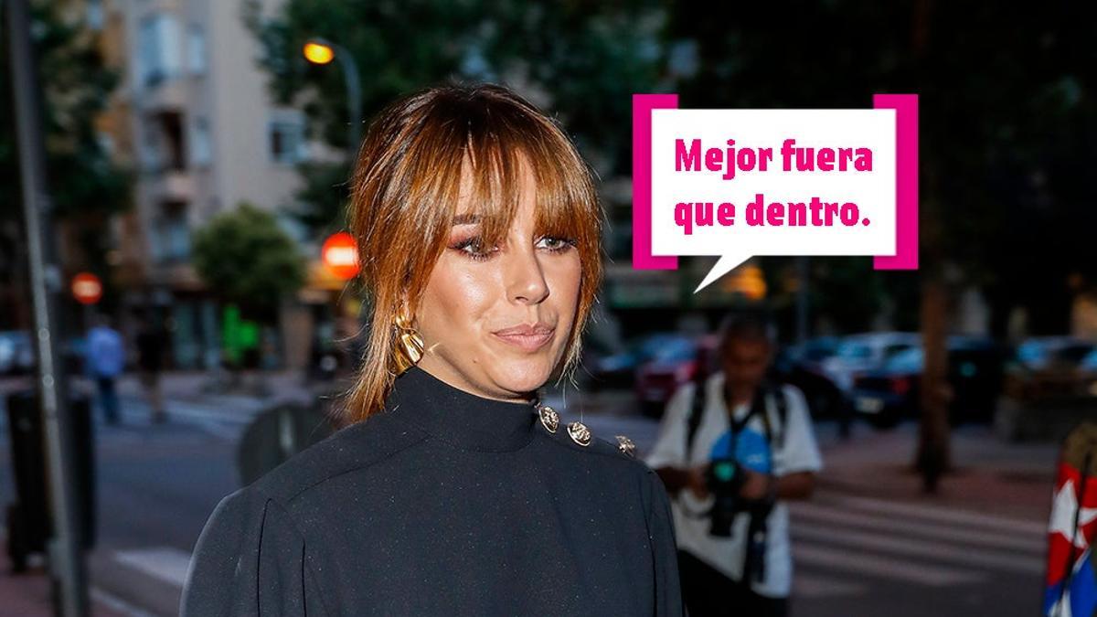 Blanca Suárez con bocadillo: &quot;Mejor fuera que dentro&quot;