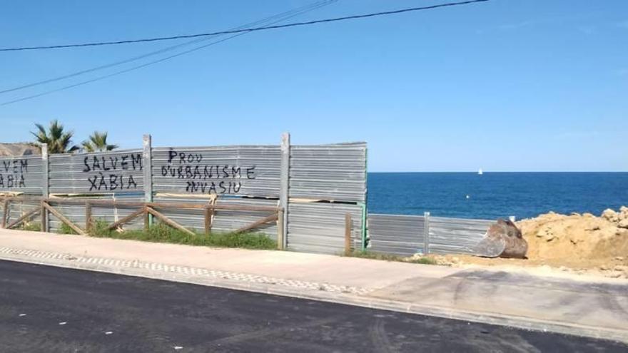 El promotor de unas obras en el litoral de Xàbia denuncia al alcalde por prevaricación
