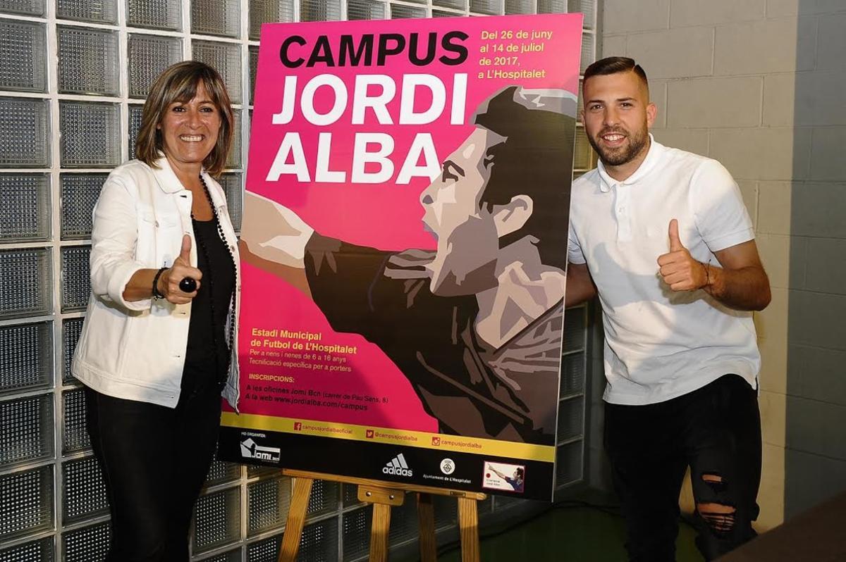 Núria Marín i Jordi Alba.