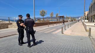 Kriegsmunition am Strand gefunden: Polizei sperrt Meerespromenade von Es Molinar auf Mallorca ab