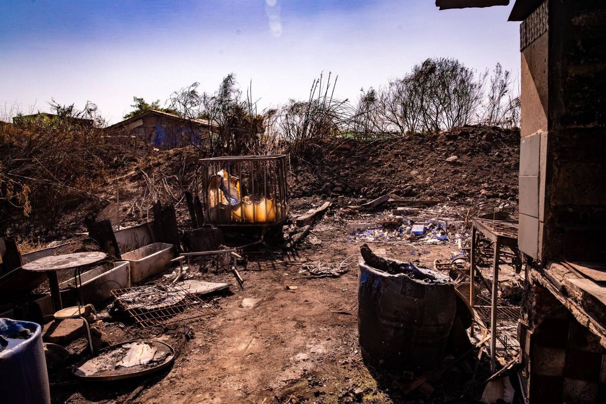El 1 de julio de 2025, un día después del incendio, la zona de barracas cercana al Port de Barcelona mostraba el devastador impacto en las viviendas. En el mismo lugar, se conversó con vecinos que residen en chabolas improvisadas y que se han establecido allí recientemente.