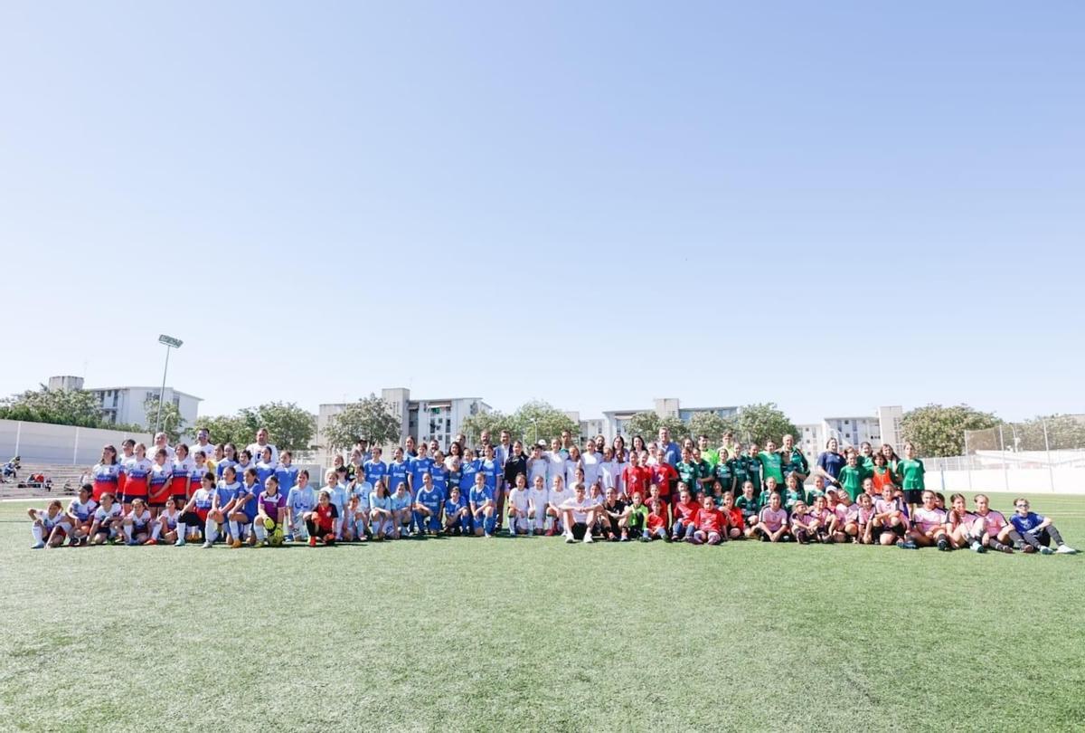‘Primer Encuentro de Mujeres Futbolistas de Córdoba’, actividad celebrada en el Tour del Talento 2023.