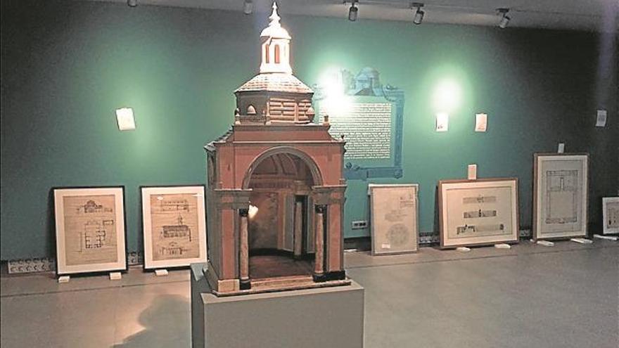 La maqueta del Santuario de Rodanas, en el Museo Ibercaja