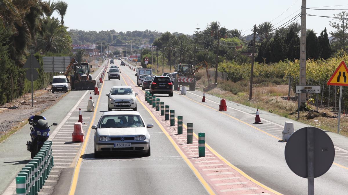 Inicio de las obras en el nuevo tramo entre la Vereda de Sendres y Valverde.