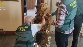 Dos detenidos por el robo de imágenes religiosas en iglesias de la Ribera