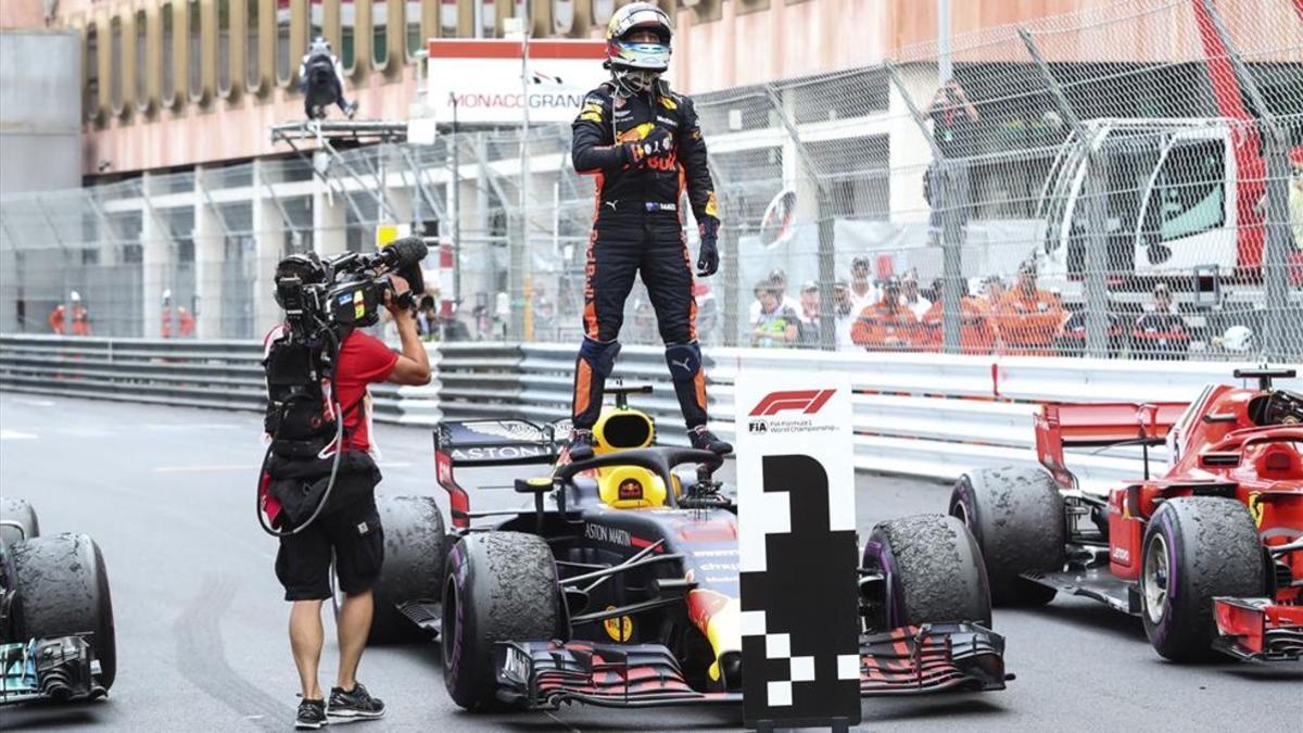 Ricciardo, gana en el circuito de Montecarlo