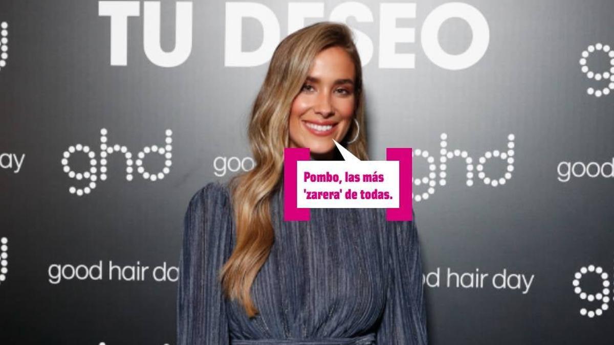 María Pombo en el photocall de un evento de la marca ghd