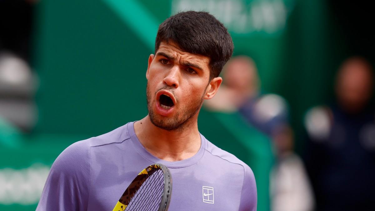 Carlos Alcaraz, durante esta gira de tierra batida