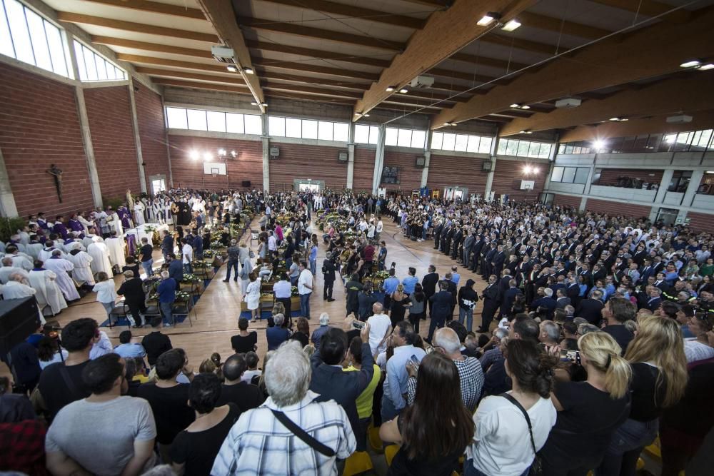 Funeral por las víctimas del terremoto de Italia