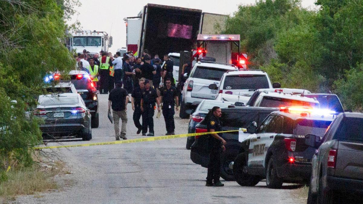 46 immigrants que viatjaven a un camió han mort a Texas.