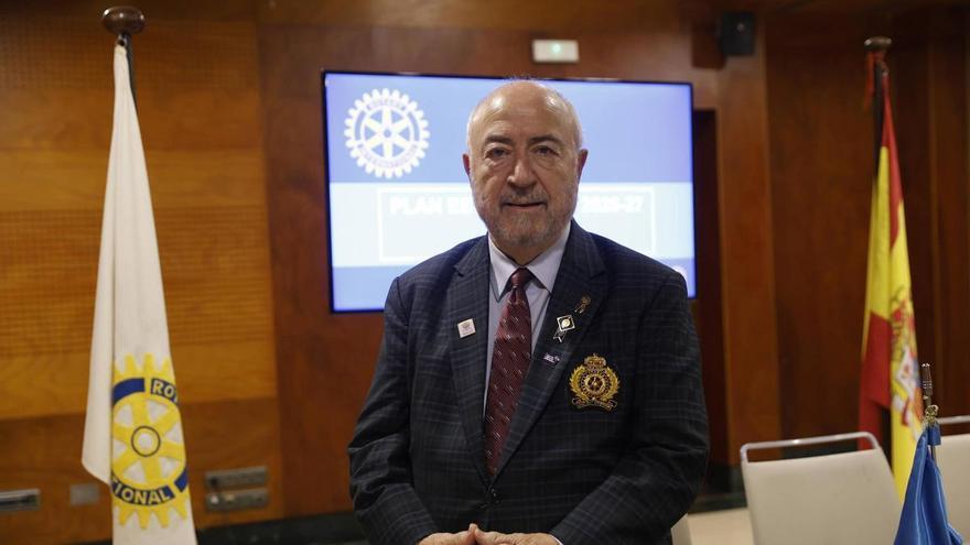 Joaquín Sánchez Cots, gobernador del Distrito 2201 de Rotary: "Asturias es fundamental por el compromiso de sus clubes"