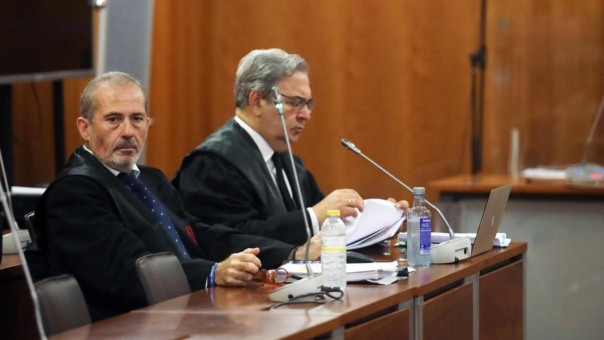 Comienzo del juicio del exdecano de los abogados de Málaga, el pasado mes de junio.