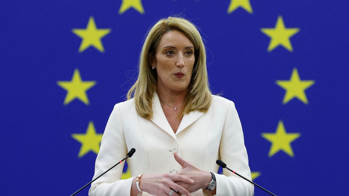 Roberta Metsola, elegida presidenta del Parlamento Europeo