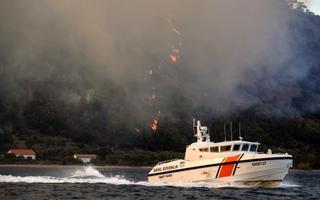 Ola de calor e incendios a orillas del Mediterráneo oriental