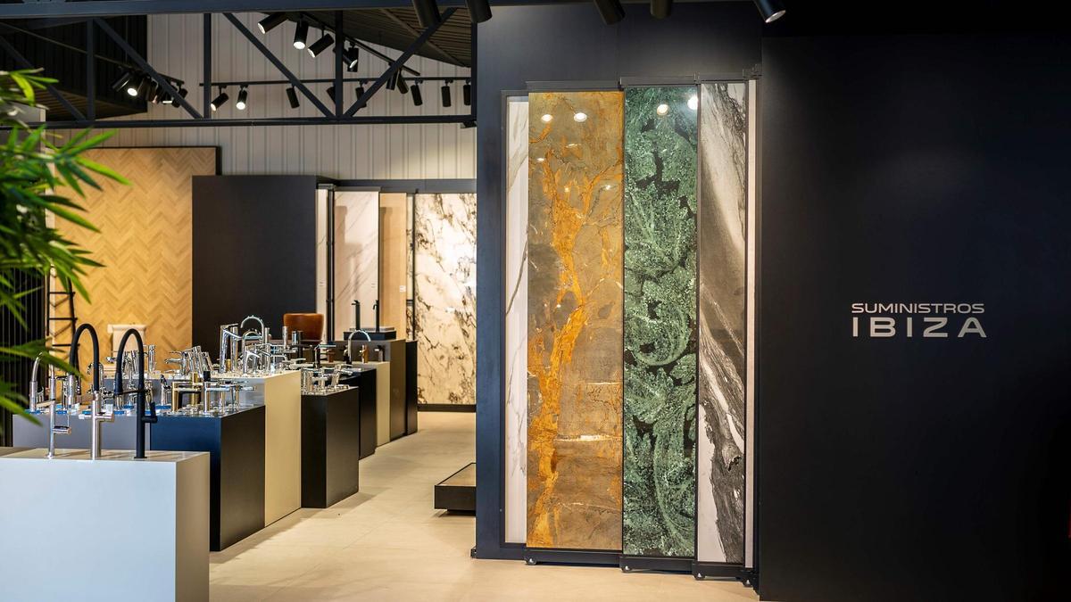 El 'showroom' de Suministros Ibiza.