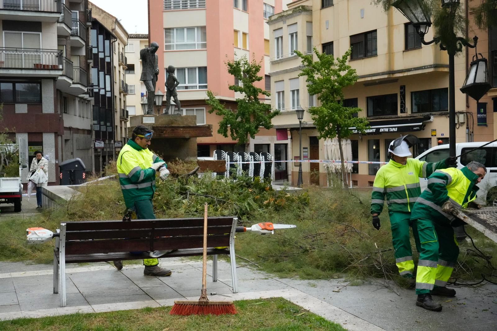 Los zamoranos hacen frente a la borrasca Ciarán