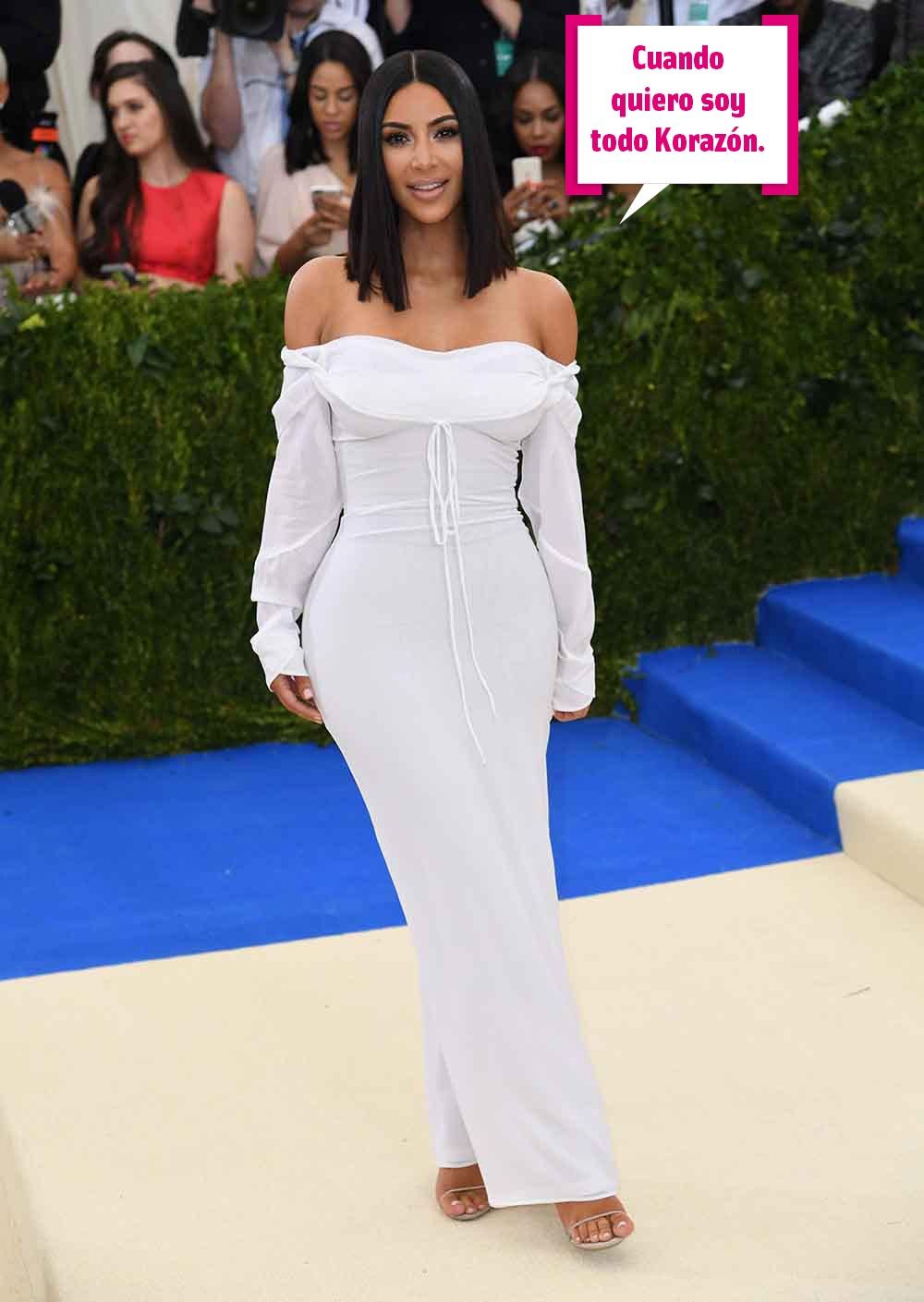 Kim Kardashian en la gala Met de 2017