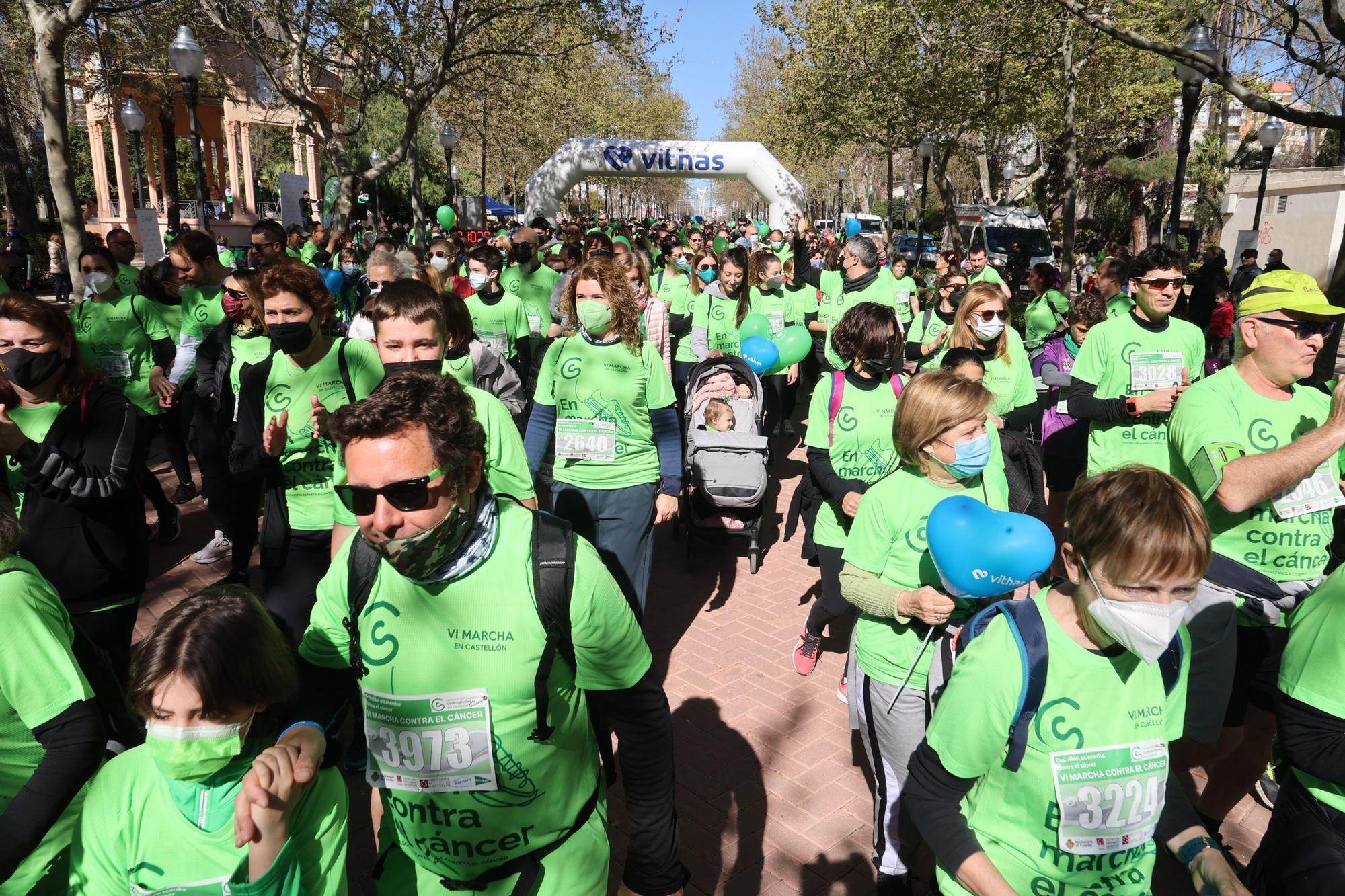 Búscate en la marcha verde contra el cáncer de Castellón