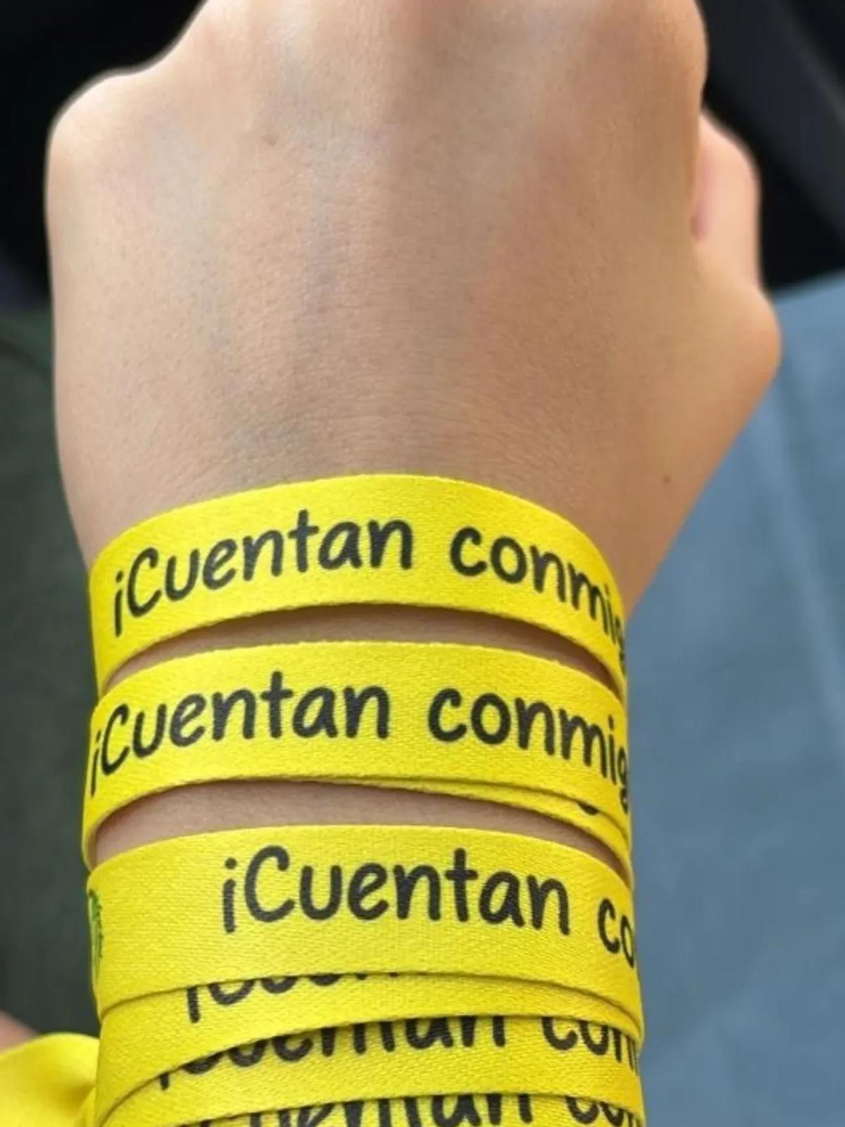 Pulsera del proyecto.