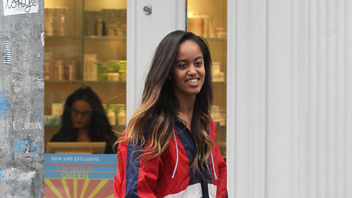 Malia Obama por las calles de Nueva York