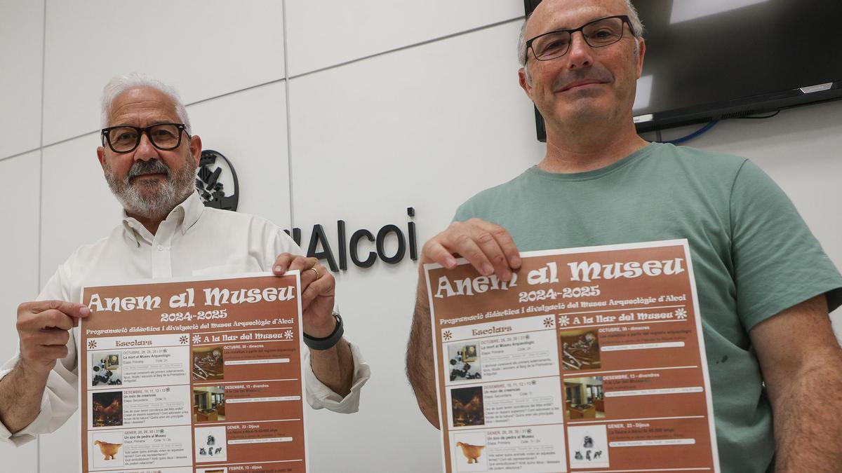 El Concejal Ignacio Trelis y Germán Pérez, técnico del Museo nos presentan la programación 2024-2025