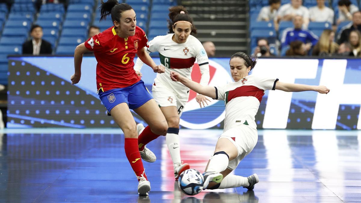 Luci, durante la semifinal de la Eurocopa contra Portugal.