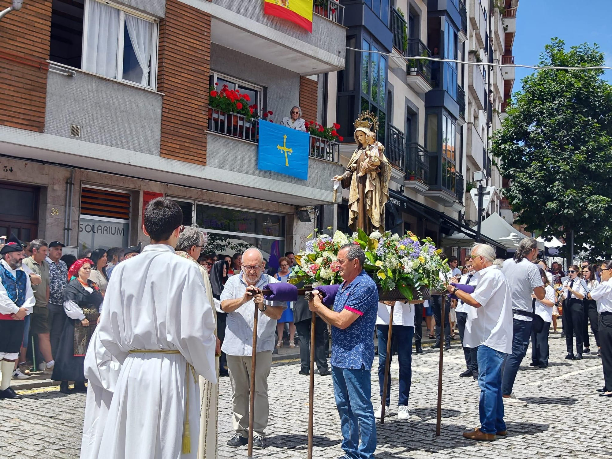 La procesión de El Carmen, en imágenes