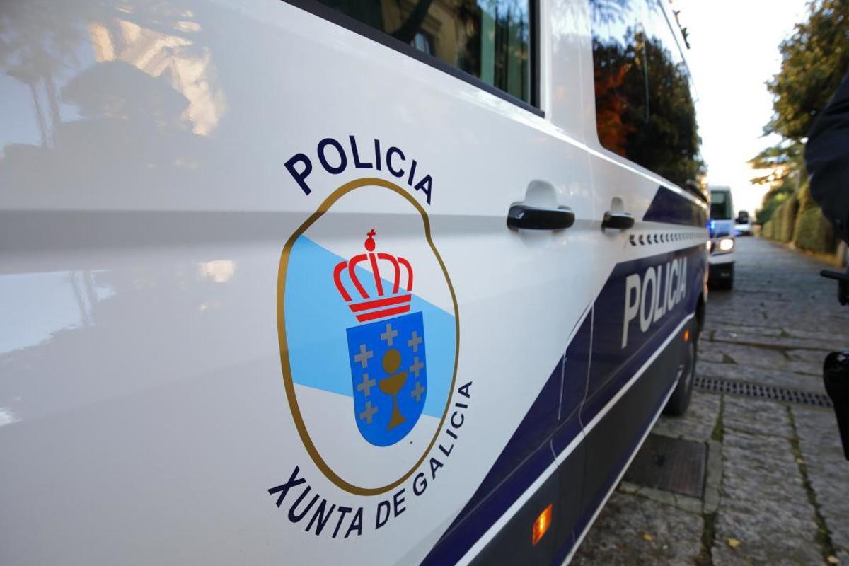 Vehículo de la Policía Autonómica gallega