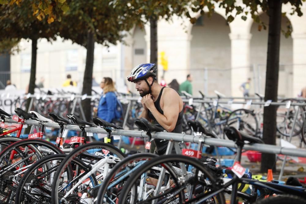 Santander Triathlon Series en la playa de Poniente de Gijón