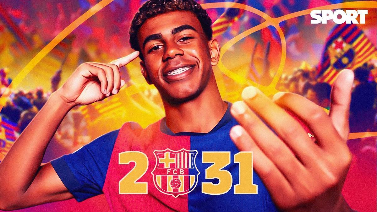 OFICIAL: Lamine Yamal renueva con el Barça hasta el 2031
